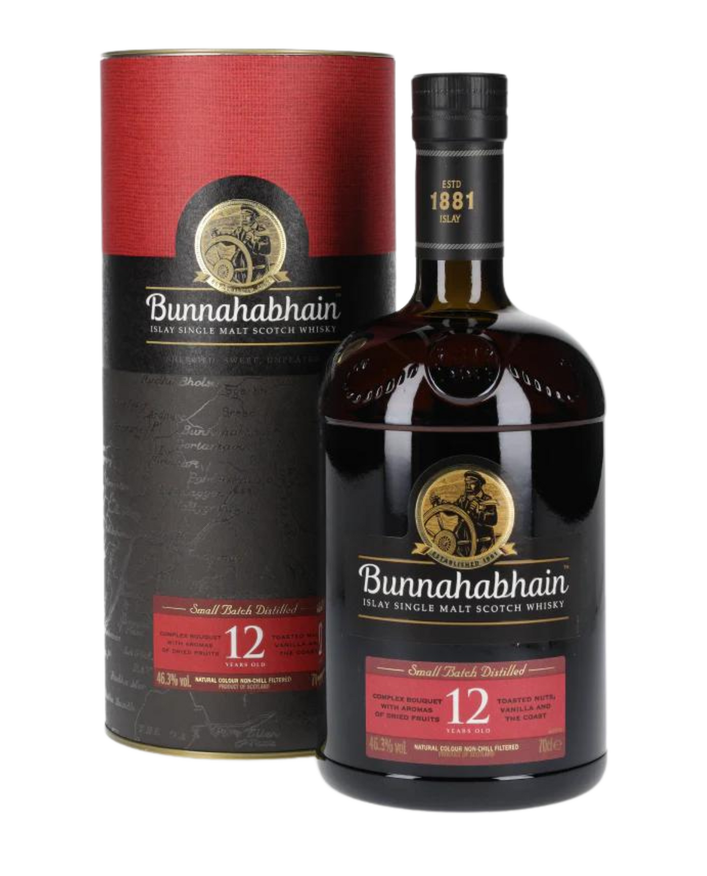 Bunnahabhain 12 Jahre Single Malt Scotch Whisky 46.3% vol 0.7L