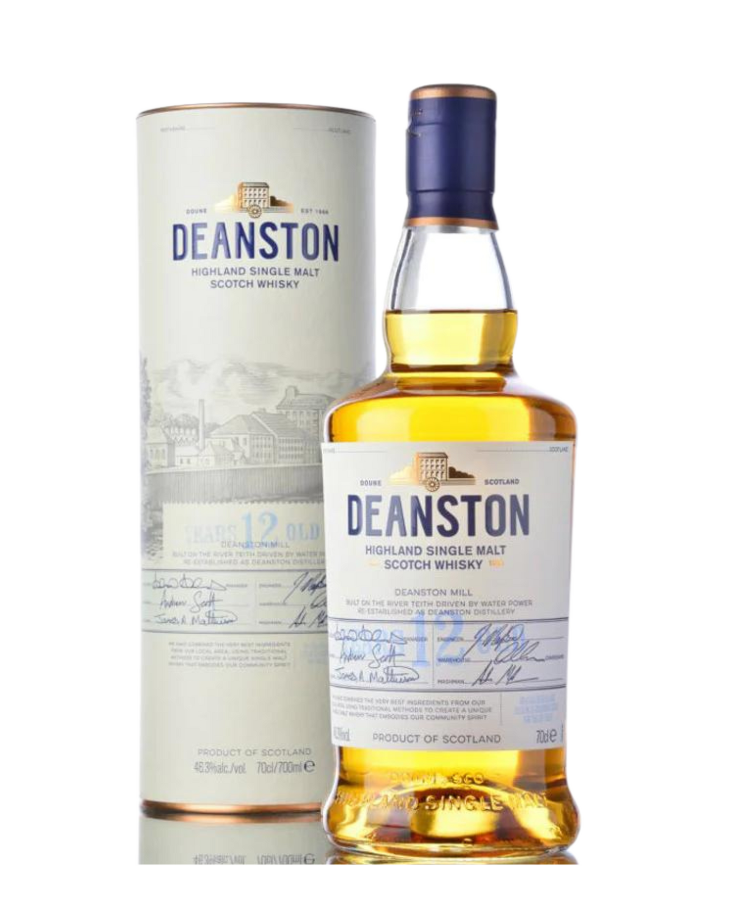 Deanston 12 Jahre Highland Single Malt Scotch Whisky 46.3% vol. 0.7L