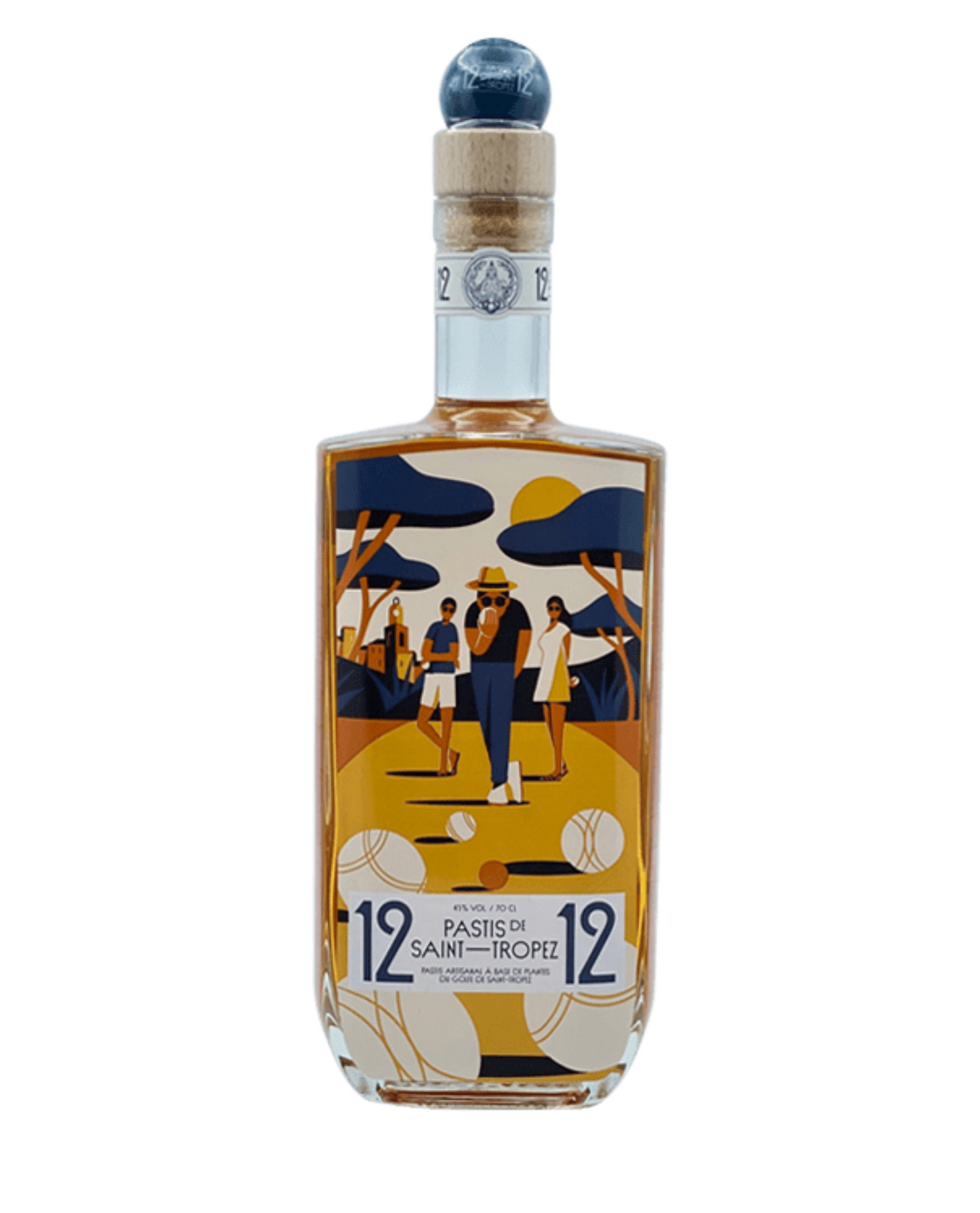 Pastis de Saint-Tropez 12/12 45 % vol 0,7L