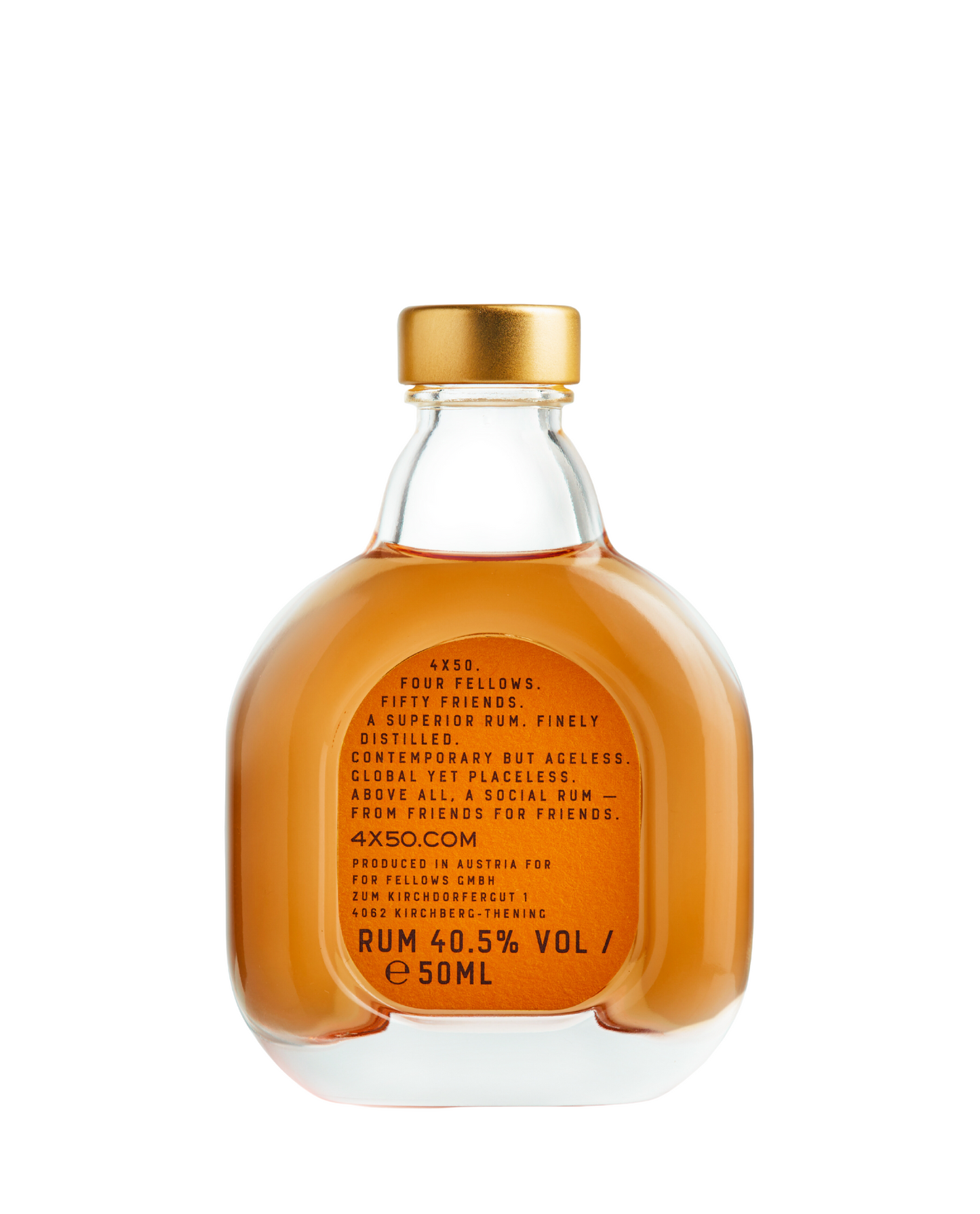 RUM 4X50 R.N.P. FINELY DISTILLED SUPERIOR RUM 40,5% VOL. MINIATUR 5CL