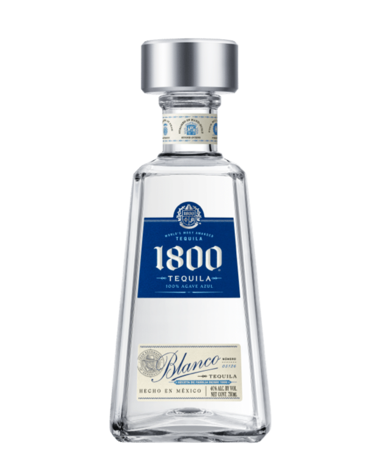1800 Tequila Reserva Silver 100% Agave 38% vol 0,7l