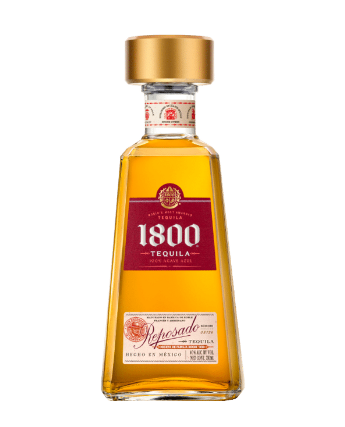 1800 Tequila Reserva Reposado 100% Agave 38% vol 0,7L