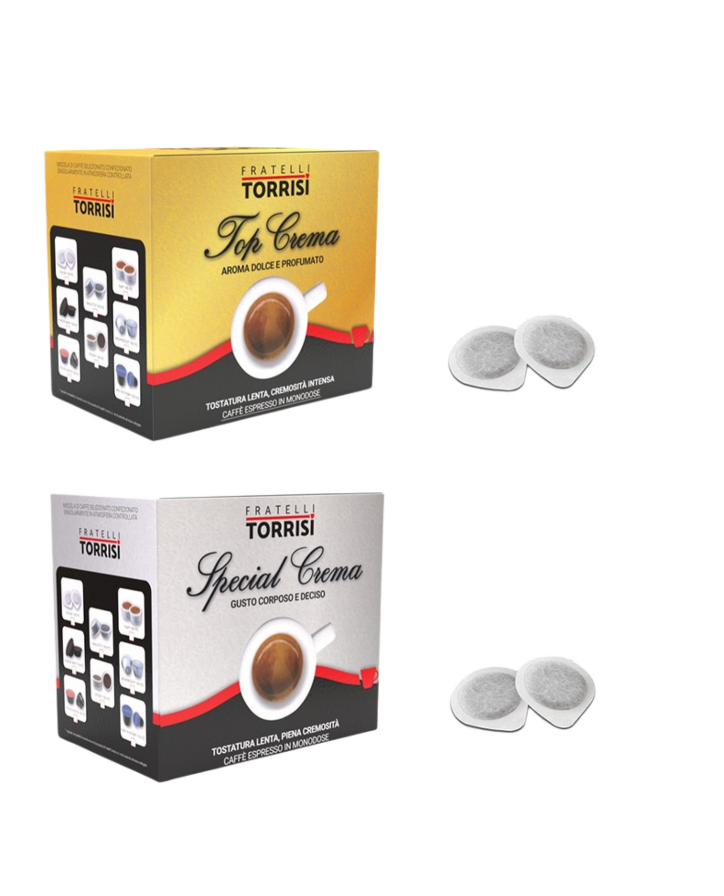 Fratelli Torrisi Probierset - 2 Pods Gold Professional & 2 Pods Noir Blend
