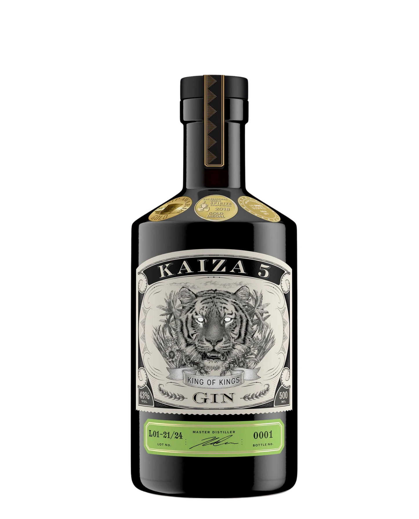 Kaiza 5 Gin 43% vol 0,5L