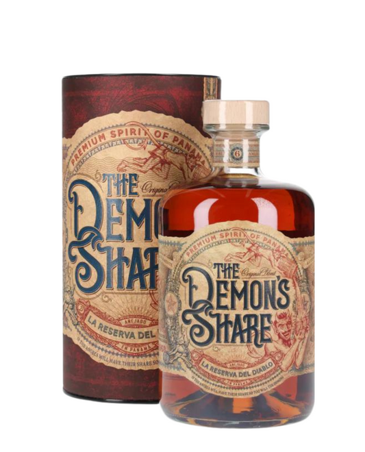 The Demon's Share 6y Gift Tube Rum 40% vol. 0.7L