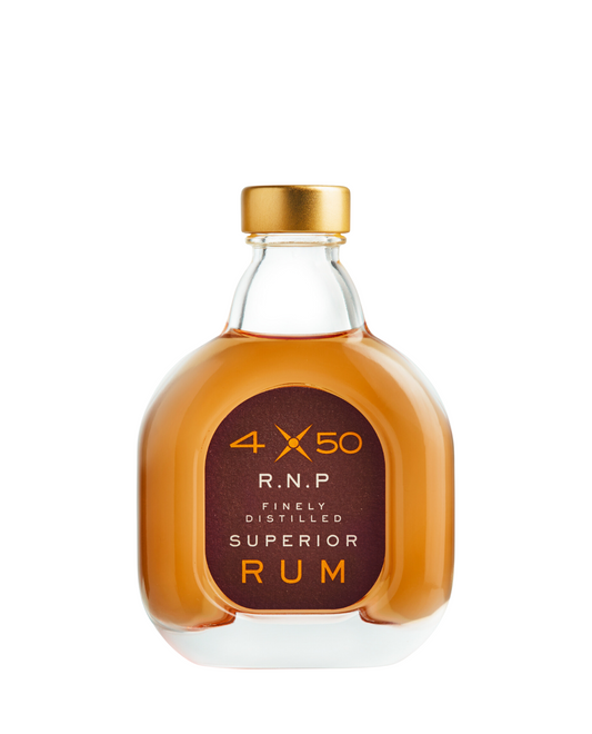 RUM 4X50 R.N.P. FINELY DISTILLED SUPERIOR RUM 40,5% VOL. MINIATUR 5CL