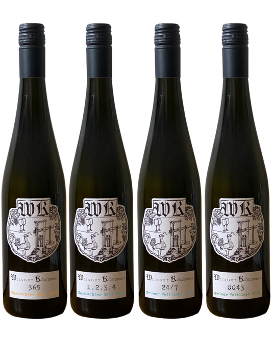 Probierpaket Weingut Köstenberg 2xGemischter Satz, 2xGrüner Veltliner